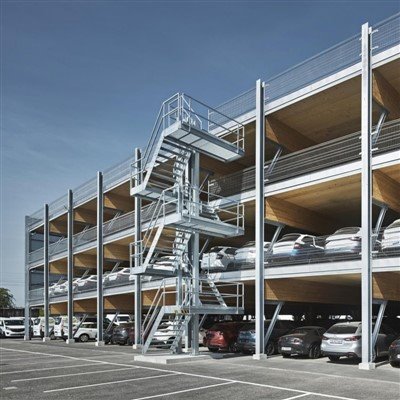 Više{0}}čelična parking zgrada