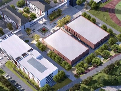 Montažna metalna struktura čelika PREFA školske zgrade Čelični građevinski radovi